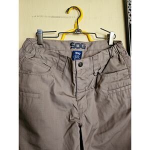 NEW SOG Mens Ripstop 5 Pocket Khaki Pants Sz30/30